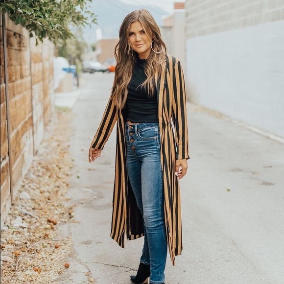 TOPSHOP striped duster - Picture 2 of 2